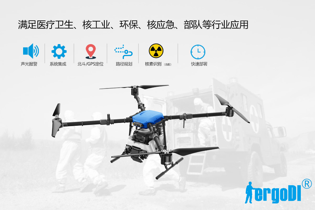 無人機(jī)低空放射性調(diào)查與核應(yīng)急監(jiān)測系統(tǒng)(RJ28-1)
